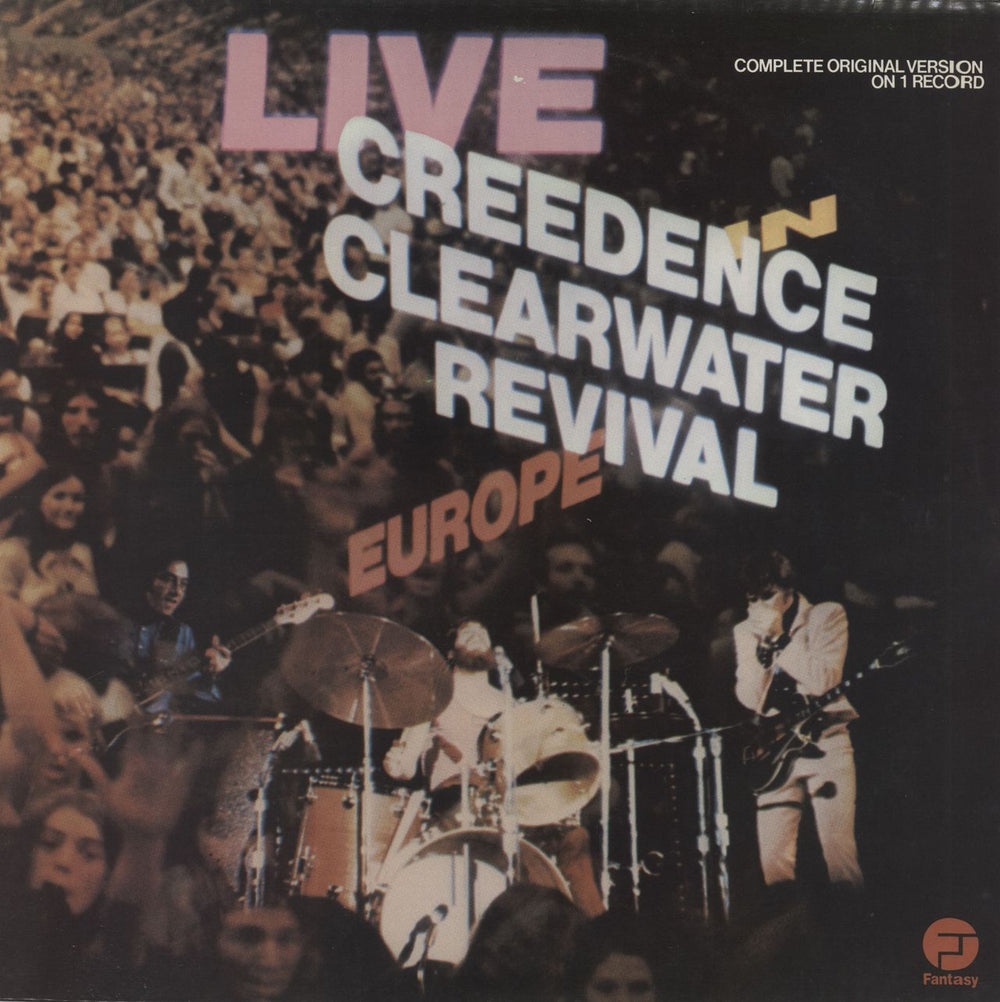 Creedence Clearwater Revival Live In Europe Dutch vinyl LP album (LP record) 5C062.94922