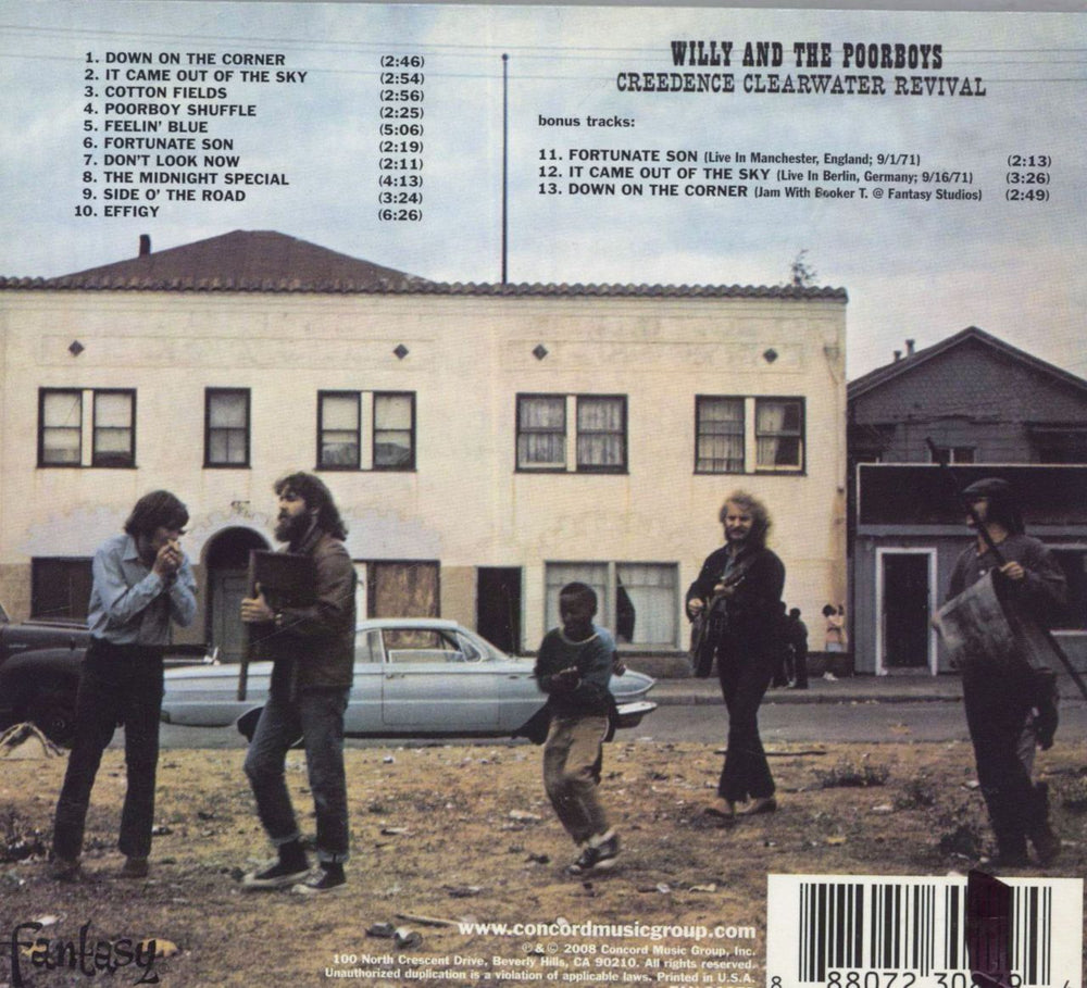 Creedence Clearwater Revival Willy And The Poor Boys: 40th