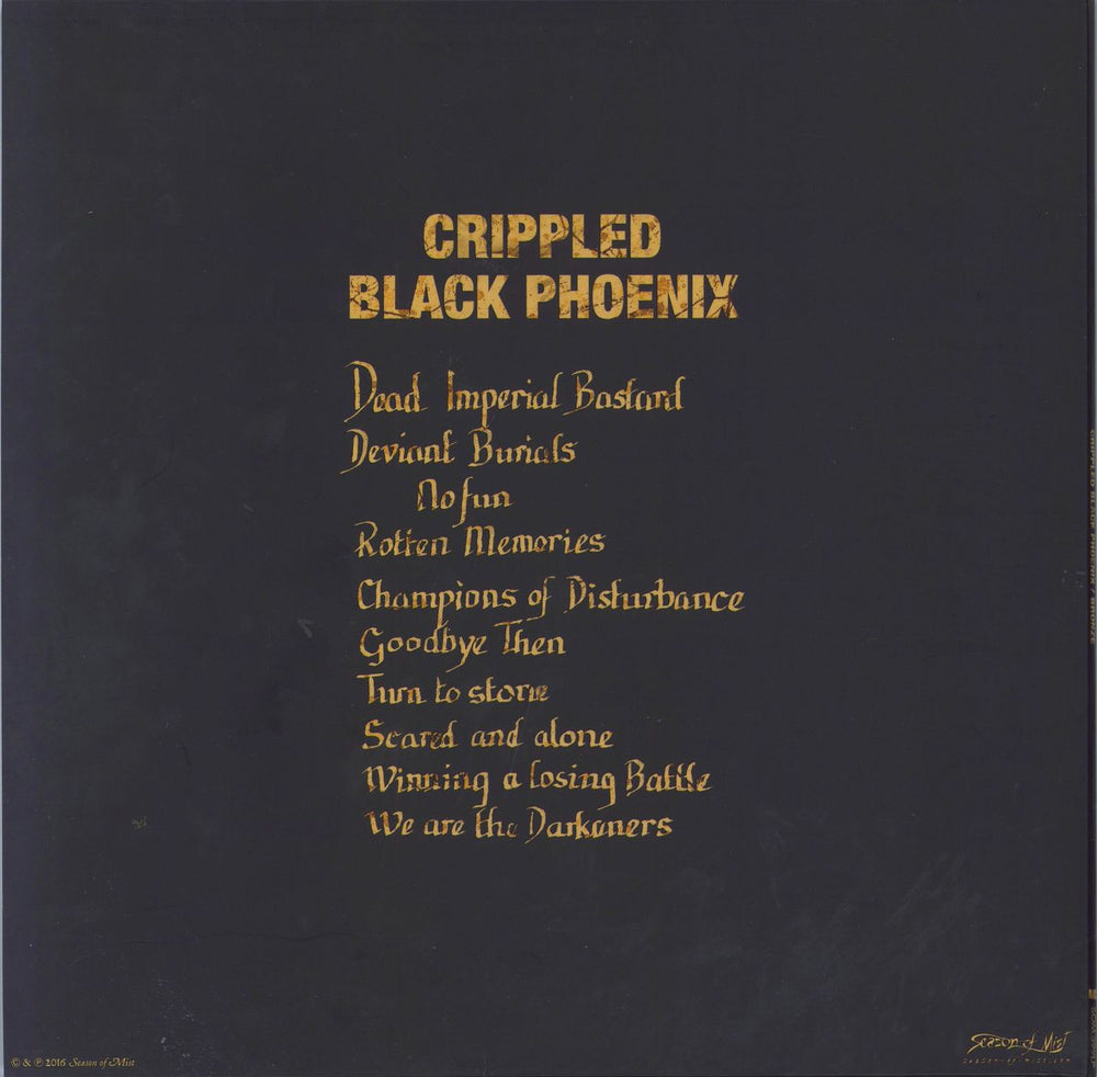 Crippled Black Phoenix Bronze UK 2-LP vinyl record set (Double LP Album) 822603739916