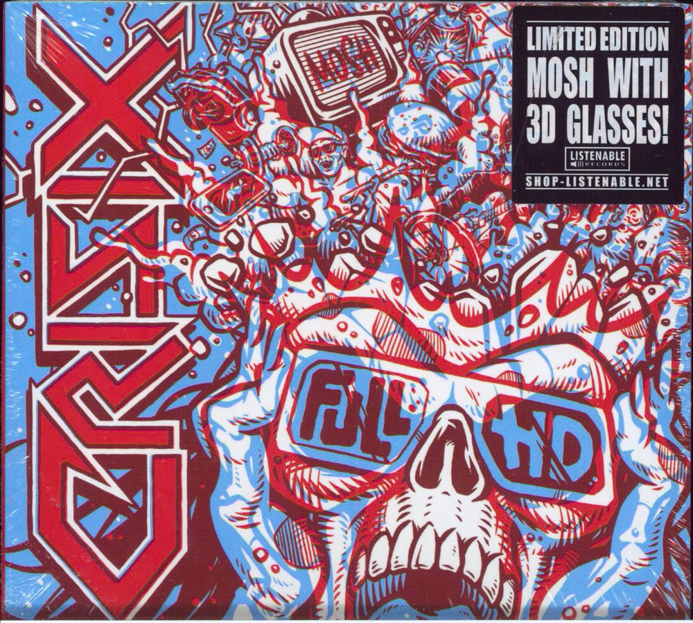 Crisix Full HD + 3D Glasses - Sealed UK CD album (CDLP) POSH628