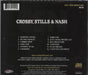 Crosby, Stills & Nash CSN - Gold Disc US CD album (CDLP)