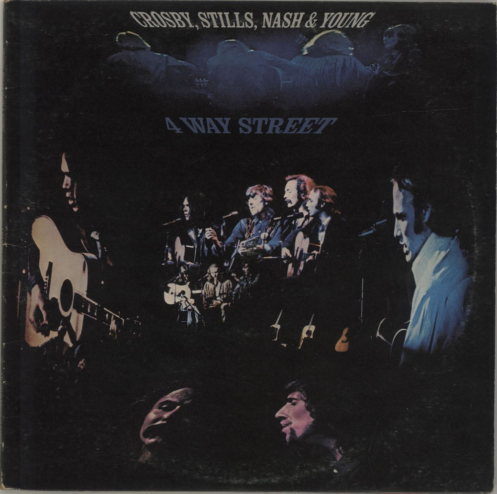 Crosby, Stills, Nash & Young 4 Way Street - VG UK 2-LP vinyl record set (Double LP Album) K60003