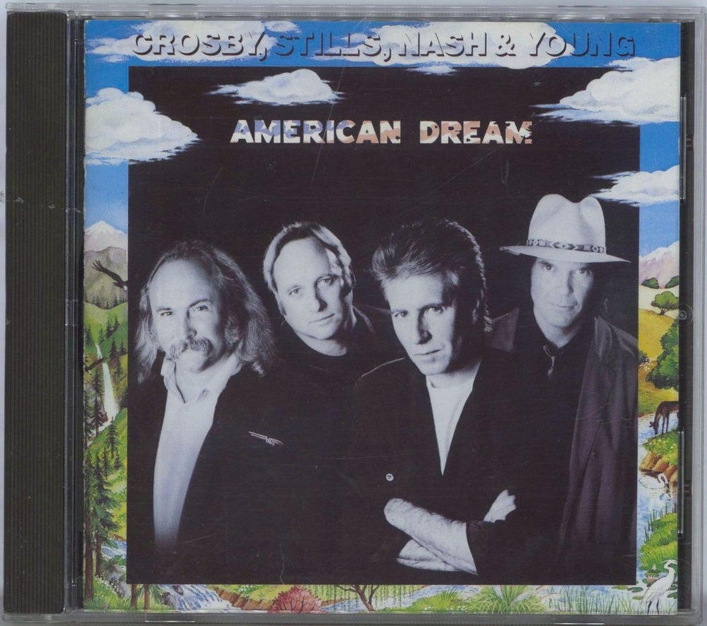 Crosby, Stills, Nash & Young American Dream Japanese CD album (CDLP) 25P2-2296