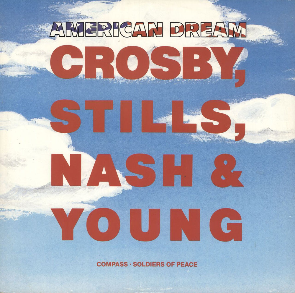 Crosby, Stills, Nash & Young American Dream UK 12" vinyl single (12 inch record / Maxi-single) A9003T