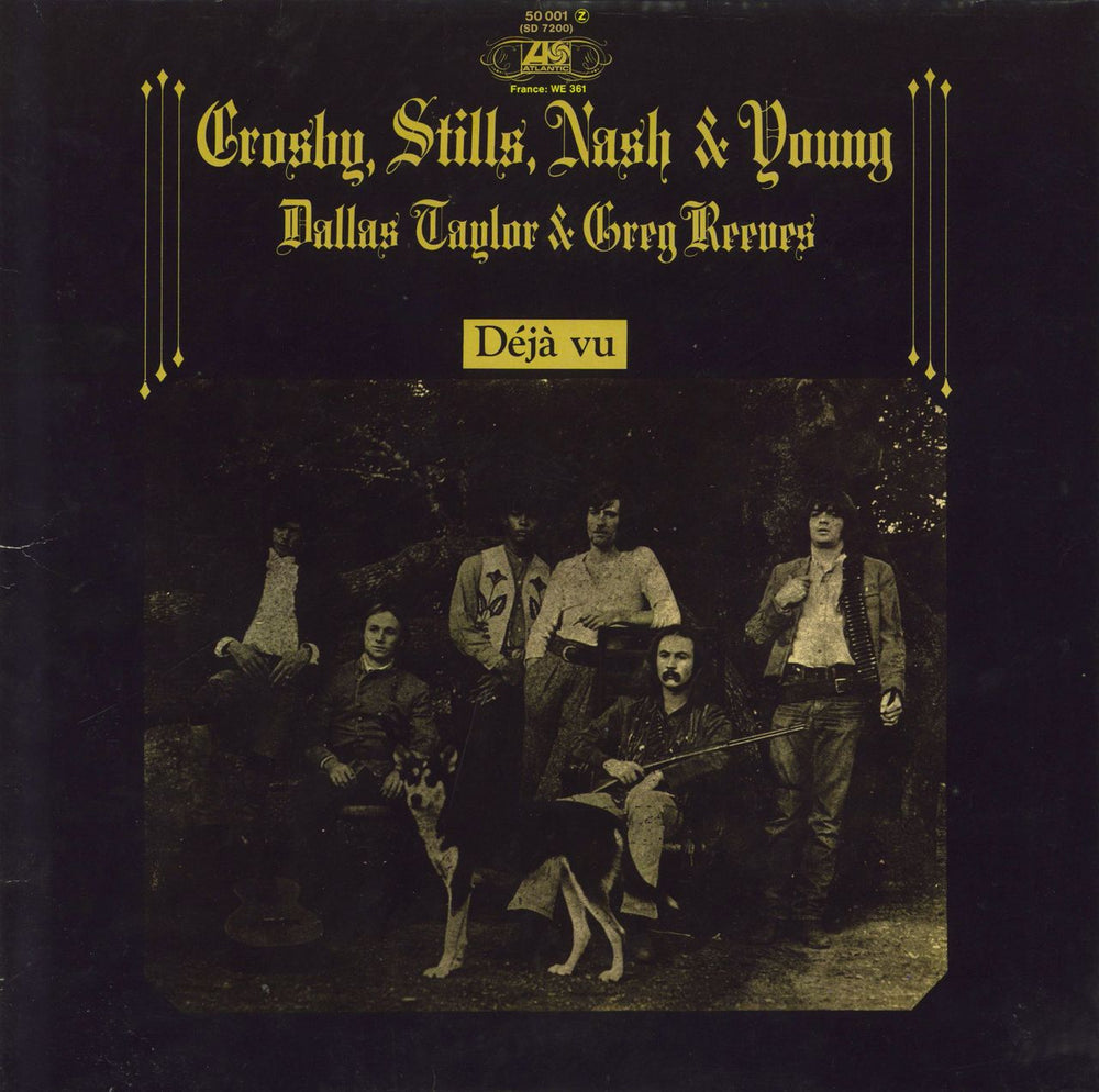 Crosby, Stills, Nash & Young Déjà Vu - 80s German vinyl LP album (LP record) K50001