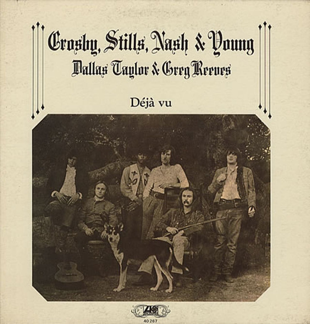 Crosby, Stills, Nash & Young Déjà Vu French vinyl LP album (LP record) 40267