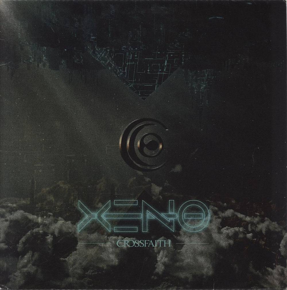 Crossfaith Xeno - Blue with Black Marble Vinyl UK vinyl LP album (LP record) UNFD065