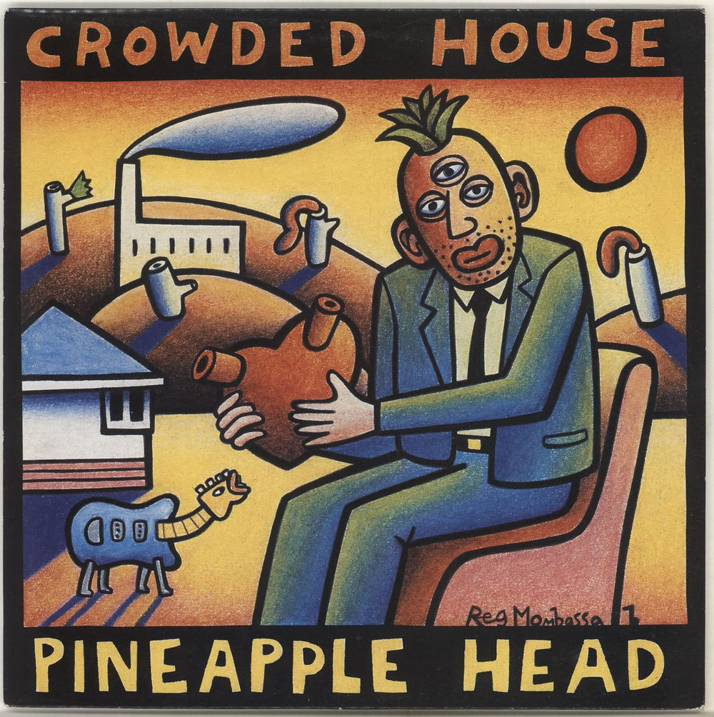 Crowded House Pineapple Head UK 10" vinyl single (10 inch record) 10CL723