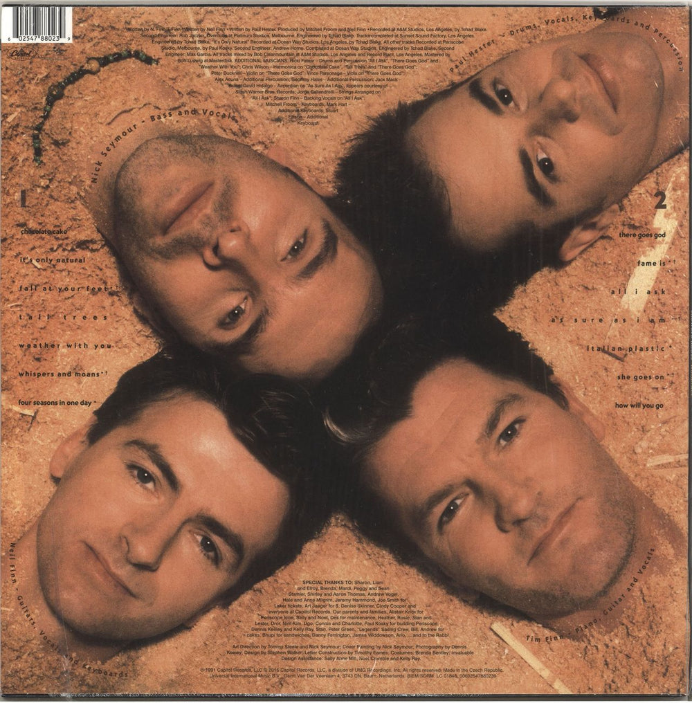 Crowded House Woodface - 180gm Vinyl UK vinyl LP album (LP record) 602547880239