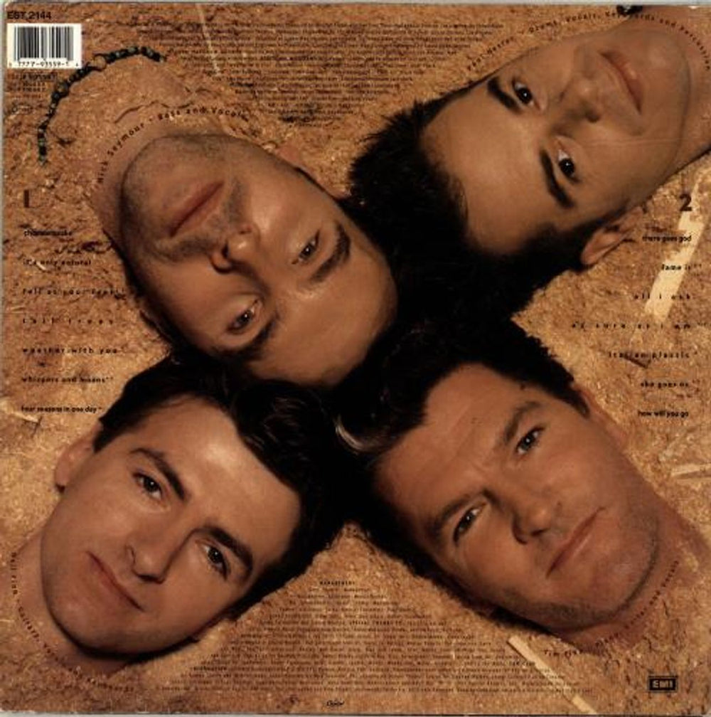 Crowded House Woodface UK vinyl LP album (LP record) CRDLPWO404060