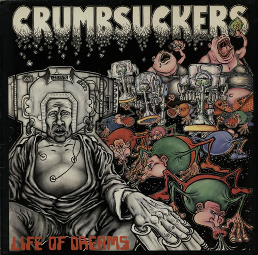 Crumbsuckers Life Of Dreams UK vinyl LP album (LP record) JUST4