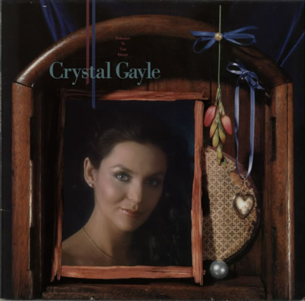 Crystal Gayle Straight To The Heart German vinyl LP album (LP record) 925405-1