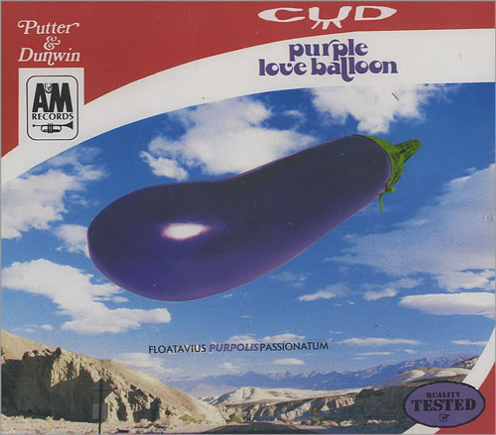 Cud Purple Love Balloon UK CD single (CD5 / 5") AMCD0024