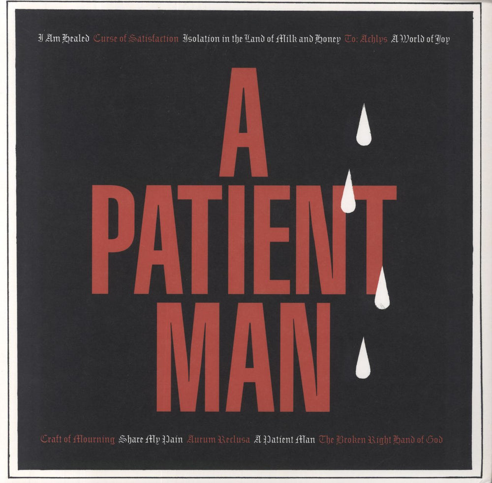 Cult Leader A Patient Man - Red, White and Black Vinyl US vinyl LP album (LP record)