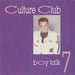 Culture Club Boy Talk 7 UK Promo 7" vinyl single (7 inch record / 45) CCFAN7