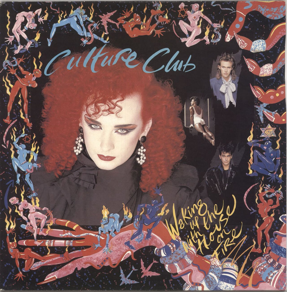 Culture Club Waking Up With The House On Fire UK vinyl LP album (LP record) V2330