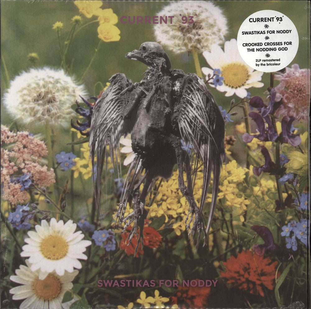 Current 93 Swastikas For Noddy / Crooked Crosses For The Nodding God - Purple & Green - Sealed UK 2-LP vinyl record set (Double LP Album) THESPHERES15/17L
