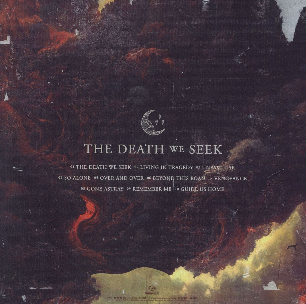 Currents The Death We Seek - Red Transparent vinyl - Hypesticker - Sealed UK vinyl LP album (LP record) 4065629676858