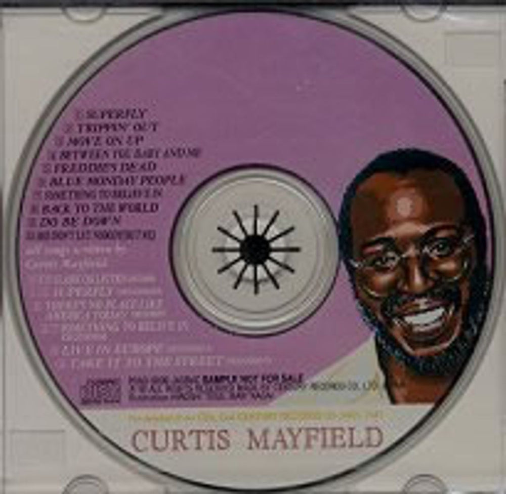 Curtis Mayfield Curtis Mayfield Japanese Promo CD album (CDLP) PRAD-0006