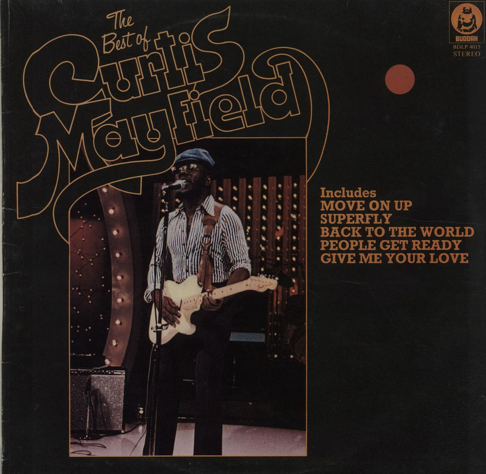 Curtis Mayfield The Best Of Curtis Mayfield UK vinyl LP album (LP record) BDLP4015