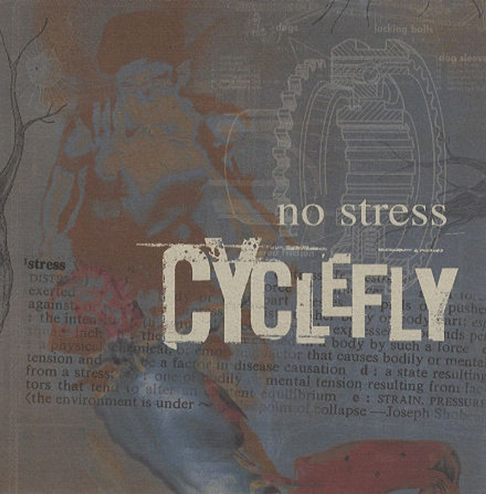 Cyclefly No Stress UK 7" vinyl single (7 inch record / 45) RAX41