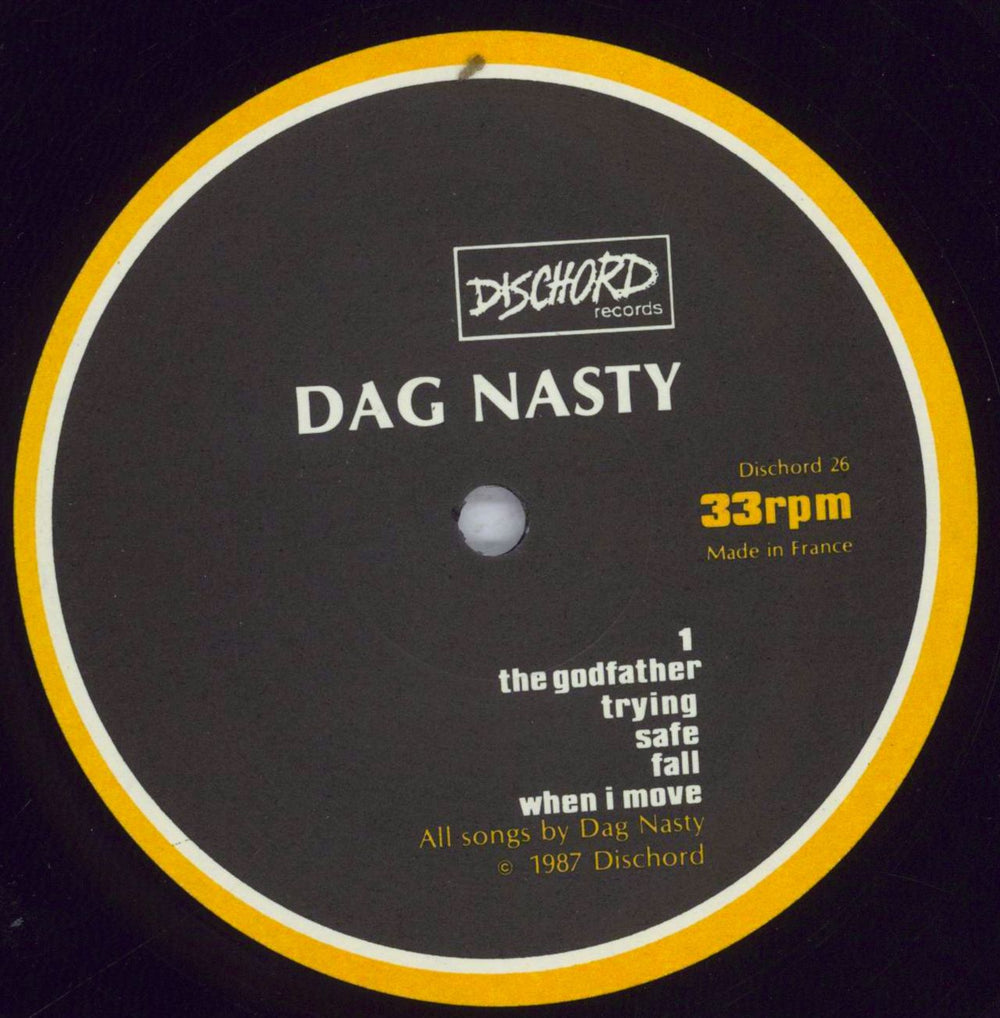 Dag Nasty Wig Out At Denkos French vinyl LP album (LP record) D3GLPWI831836