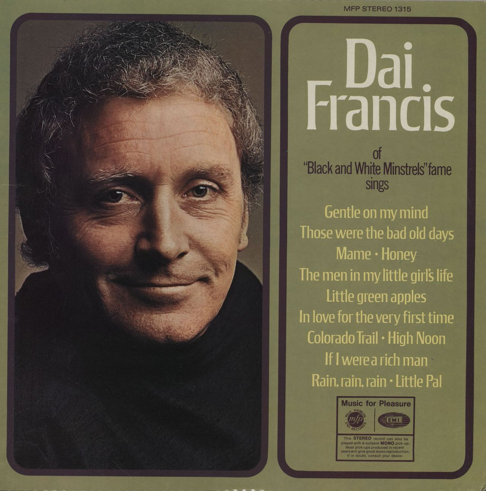 Dai Francis Dai Francis UK vinyl LP album (LP record) MFP1315