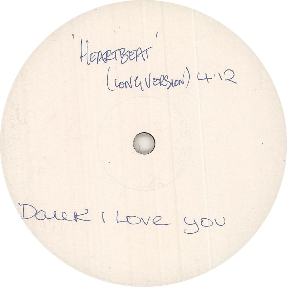 Dalek I Love You Heartbeat - White Label UK 12" vinyl single (12 inch record / Maxi-single) DOOR1012