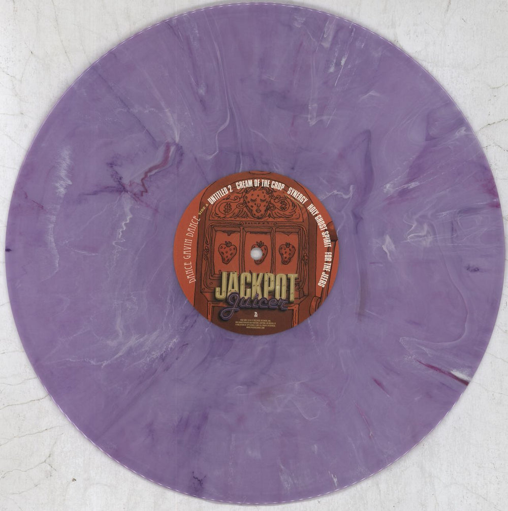 Dance Gavin Dance Jackpot Juicer - Lavender Marble Vinyl US 2-LP vinyl record set (Double LP Album) 07N2LJA824549