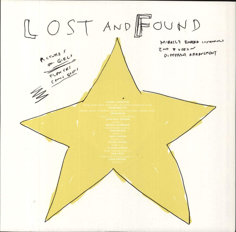 Daniel Johnston Lost And Found UK 2-LP vinyl record set (Double LP Album) Audiophile Deleted