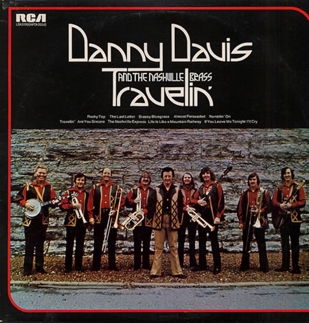 Danny Davis Travelin' UK vinyl LP album (LP record) LSA3190