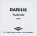 Darius Rushes UK Promo CD-R acetate CD ACETATE