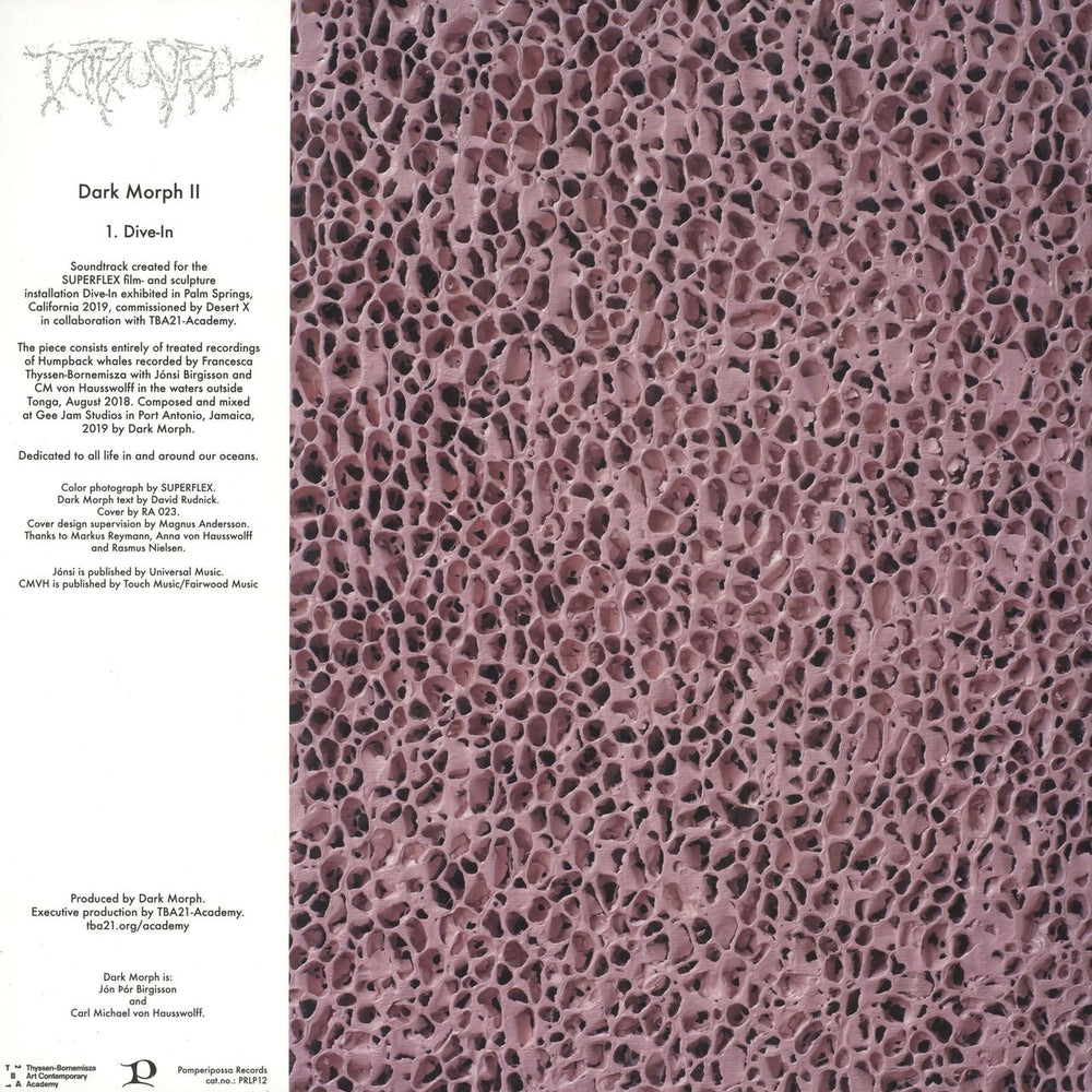 Dark Morph Dark Morph II UK vinyl LP album (LP record) PRLP12