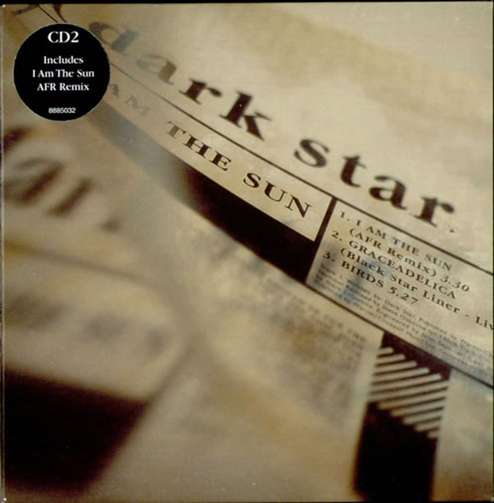 Dark Star (Indie) I Am The Sun UK 2 CD album set (Double CD) DRK2CIA515799