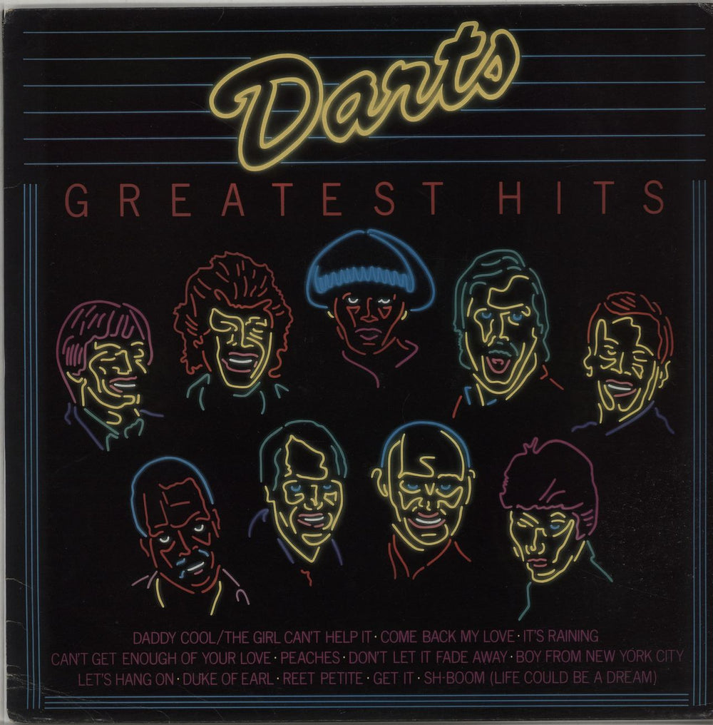 Darts Greatest Hits UK vinyl LP album (LP record) MAGL5037