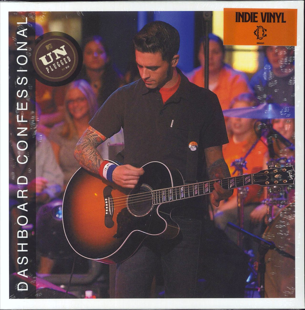 Dashboard Confessional MTV Unplugged v2.0 - Matchstick Red Burst Vinyl - Sealed US vinyl LP album (LP record) HNR003LPI