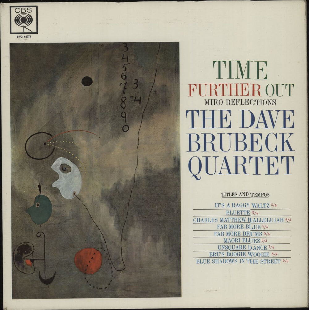 Dave Brubeck Time Further Out UK vinyl LP album (LP record) BPG62078