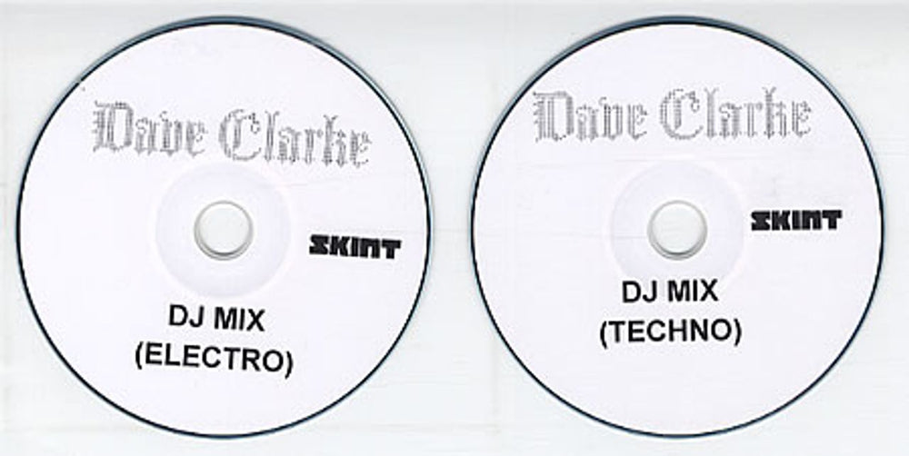 Dave Clarke DJ Mix - Techno & Electro UK Promo CD-R acetate CD-R ACETATE