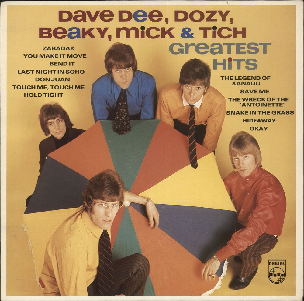 Dave Dee, Dozy, Beaky, Mick & Tich Greatest Hits UK vinyl LP album (LP record) PRICE61