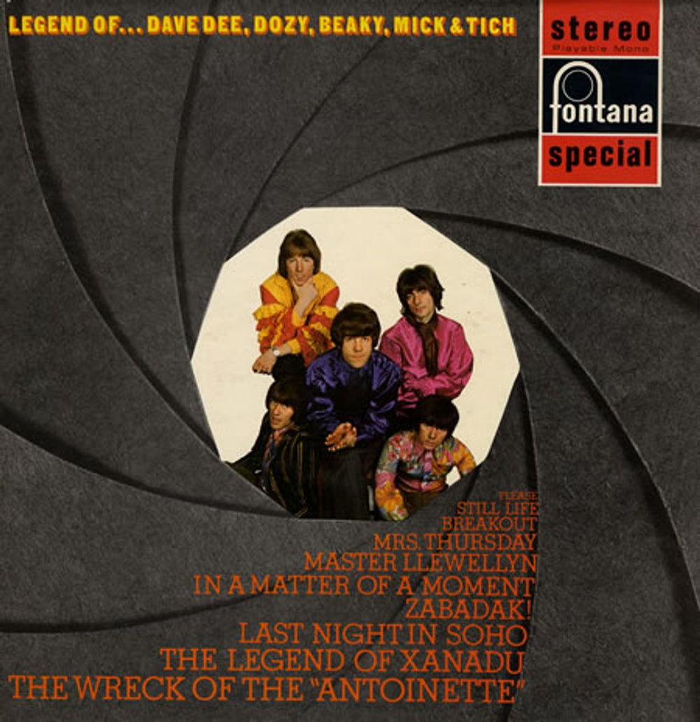 Dave Dee, Dozy, Beaky, Mick & Tich The Legend Of... UK vinyl LP album (LP record) SFL13063