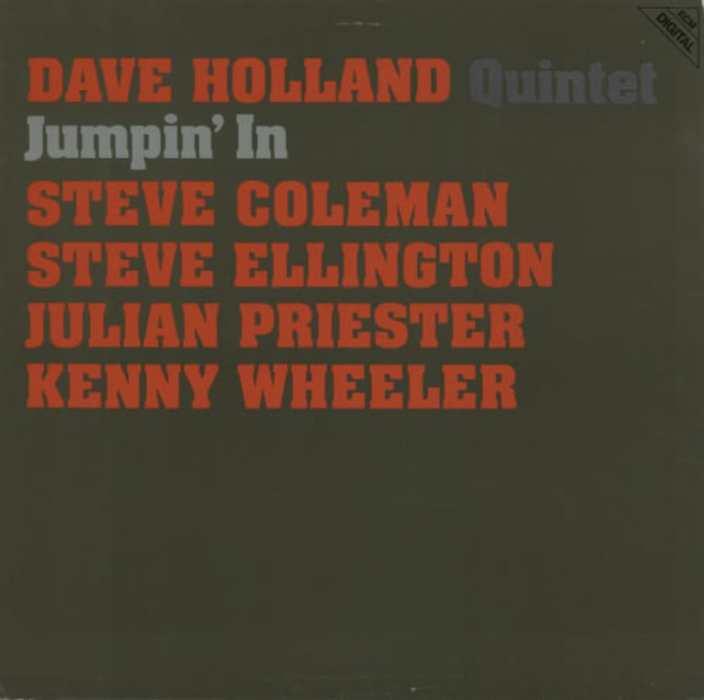 Dave Holland Jumpin' In German vinyl LP album (LP record) ECM1269