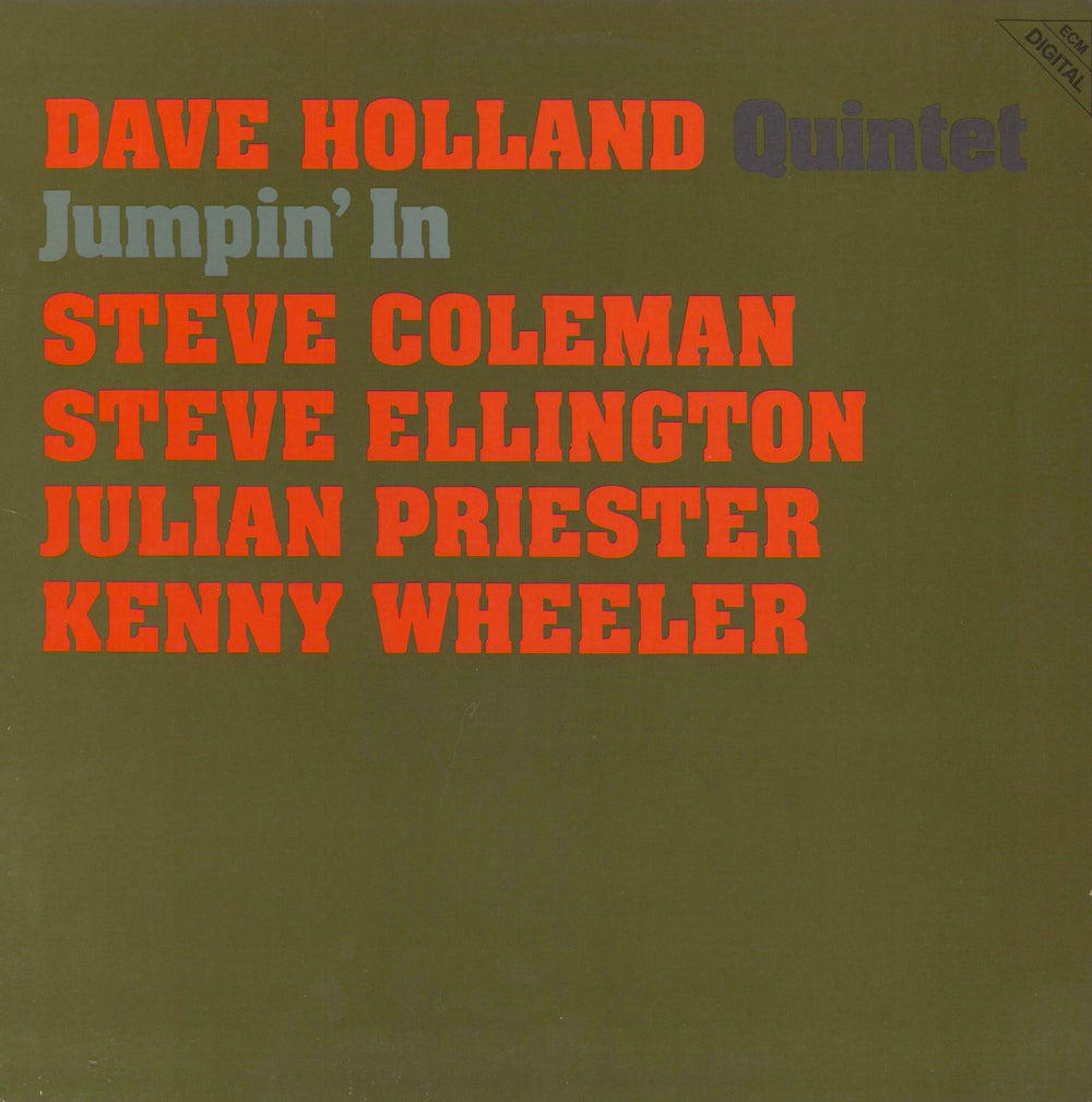 Dave Holland Jumpin' In US vinyl LP album (LP record) ECM1269