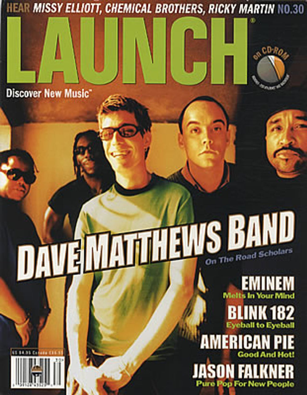 Dave Matthews Band Live Exclusive US CD-ROM CD-ROM