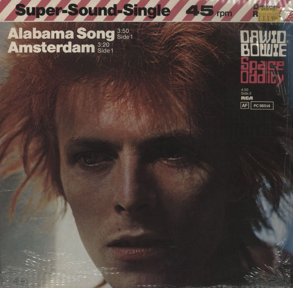 David Bowie Alabama Song - 1st - shrink German 12" vinyl single (12 inch record / Maxi-single) PC9854