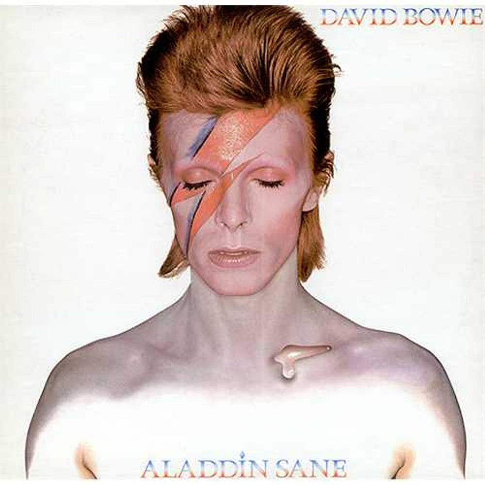 David Bowie Aladdin Sane - 2nd + insert UK vinyl LP album (LP record) RS1001