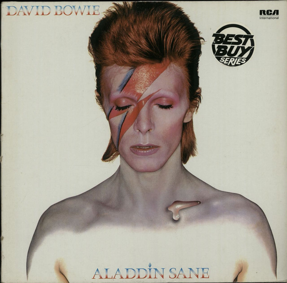 David Bowie Aladdin Sane - Best Buy stickered p/s German vinyl LP album (LP record) NL83890