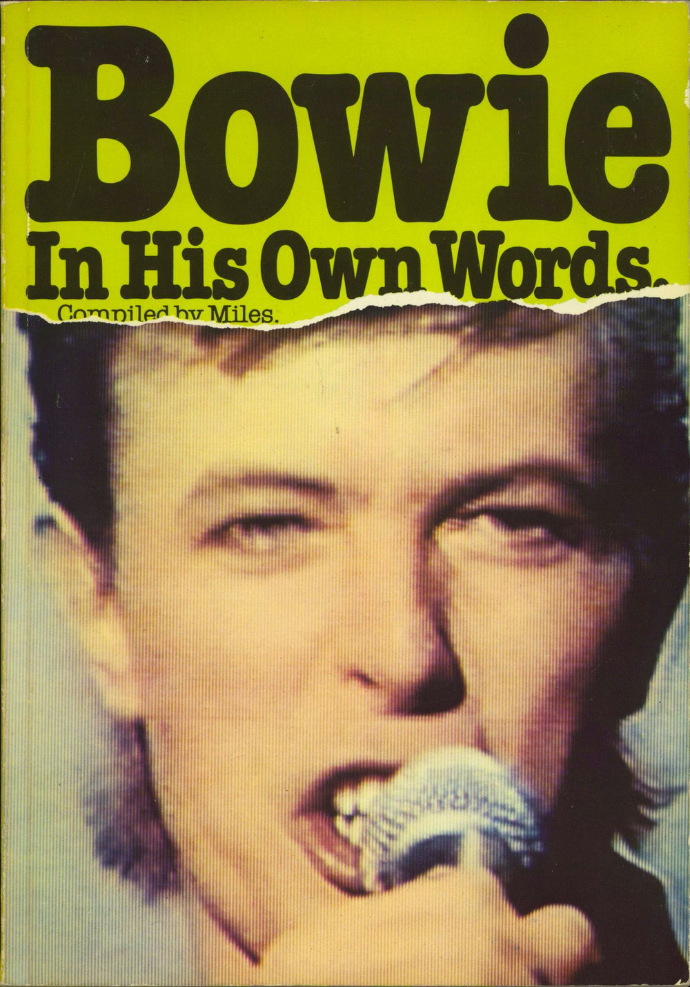 David Bowie Bowie In His Own Words UK book 0860016455