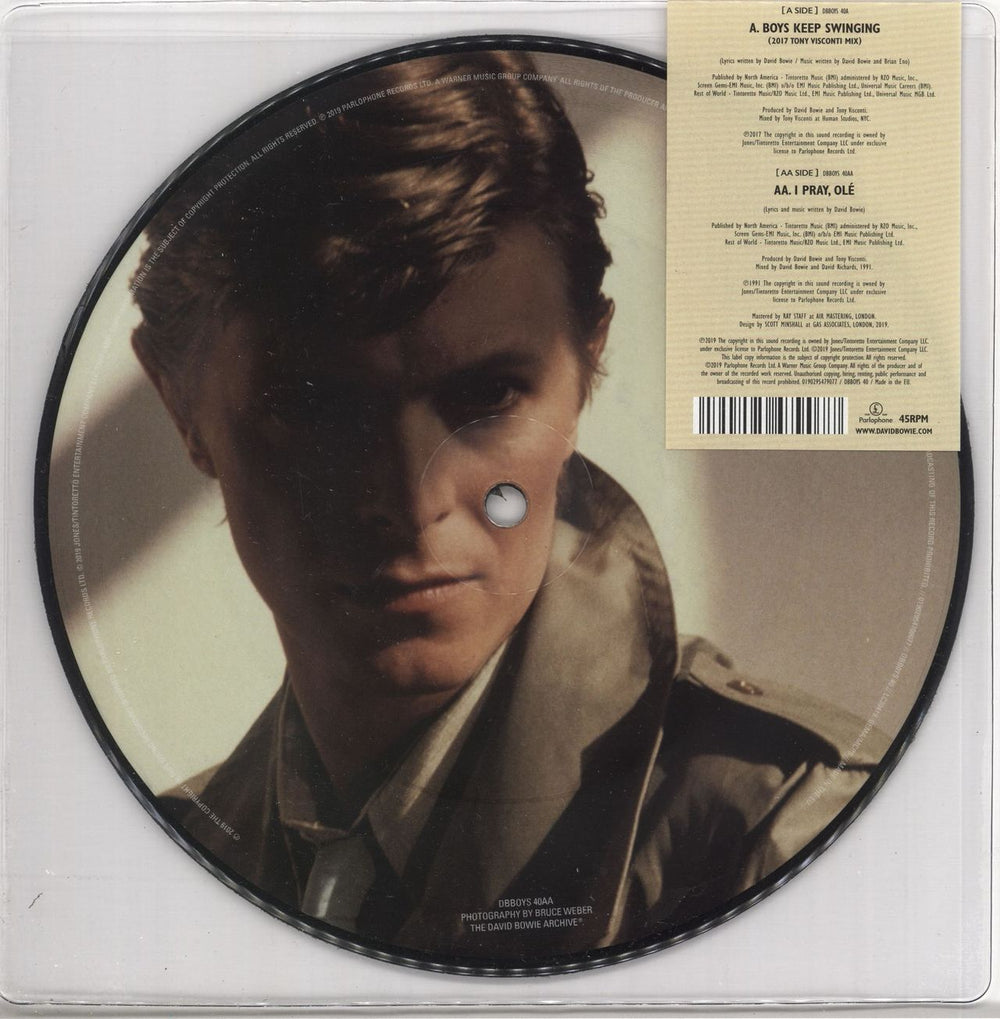 David Bowie Boys Keep Swinging - Sealed UK 7" vinyl picture disc (7 inch picture disc single) BOW7PBO721582