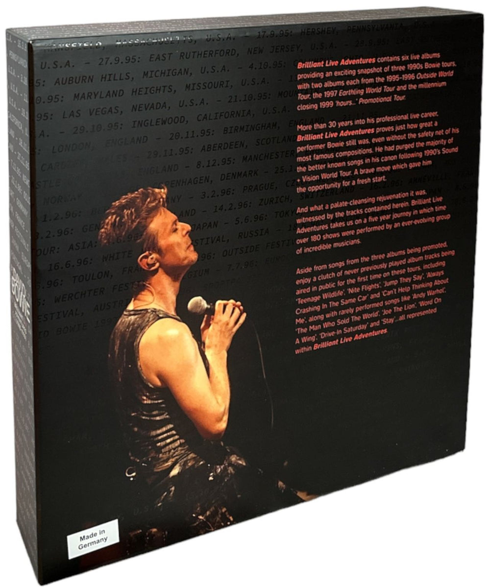 David Bowie Brilliant Live Adventures [1995-1999] - Complete Set + Box UK Vinyl Box Set 190295189365