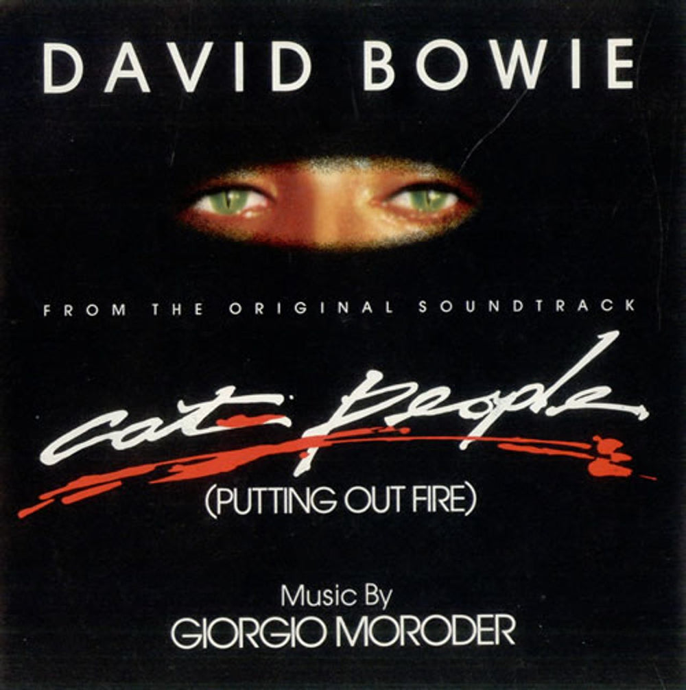 David Bowie Cat People (Putting Out Fire) - P/S UK 7" vinyl single (7 inch record / 45) MCA770